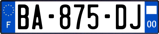 BA-875-DJ