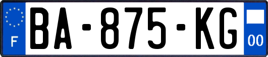 BA-875-KG