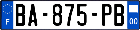 BA-875-PB