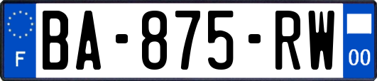 BA-875-RW