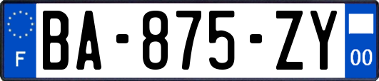 BA-875-ZY