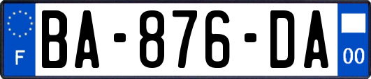 BA-876-DA