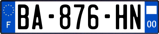 BA-876-HN
