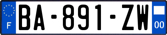 BA-891-ZW