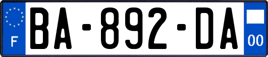 BA-892-DA