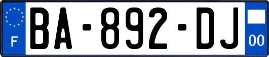 BA-892-DJ