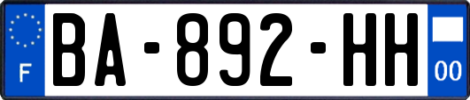 BA-892-HH