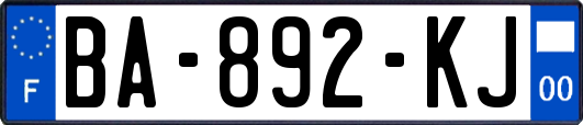 BA-892-KJ