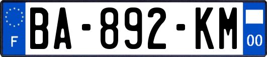BA-892-KM
