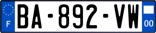 BA-892-VW