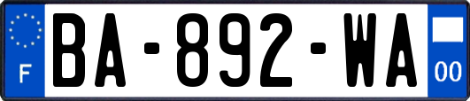 BA-892-WA
