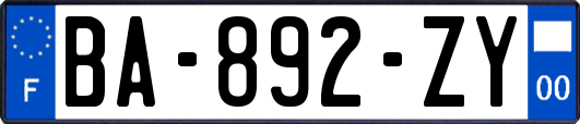 BA-892-ZY