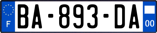 BA-893-DA