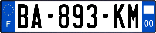 BA-893-KM