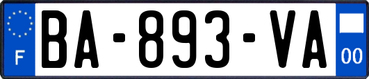BA-893-VA