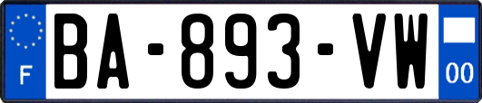 BA-893-VW