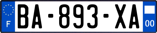BA-893-XA