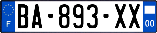 BA-893-XX