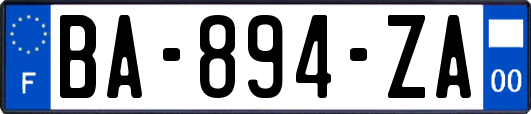 BA-894-ZA