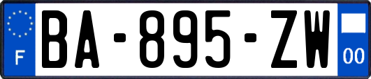 BA-895-ZW