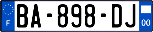 BA-898-DJ