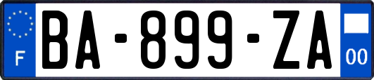 BA-899-ZA