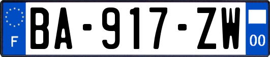 BA-917-ZW