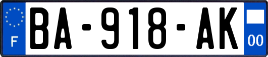 BA-918-AK