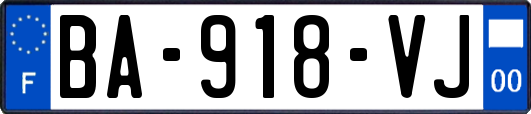 BA-918-VJ