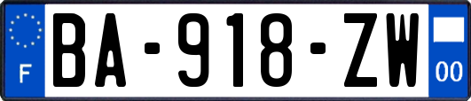 BA-918-ZW