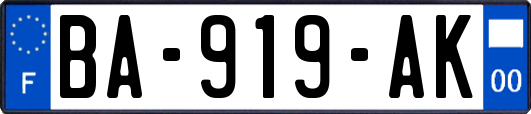 BA-919-AK