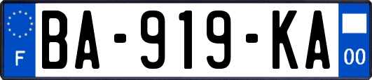 BA-919-KA