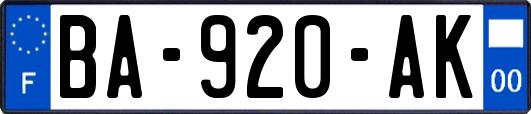 BA-920-AK