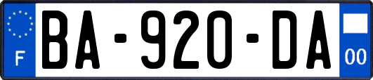 BA-920-DA