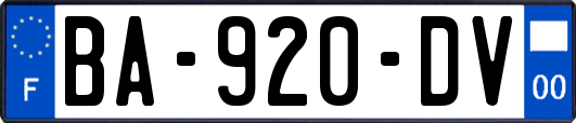 BA-920-DV