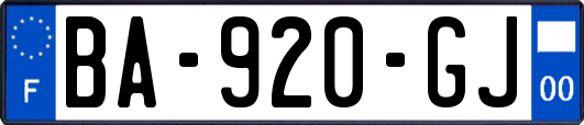 BA-920-GJ