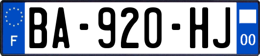 BA-920-HJ