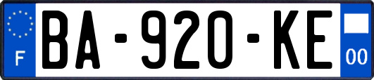 BA-920-KE