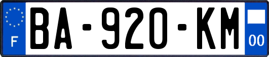 BA-920-KM