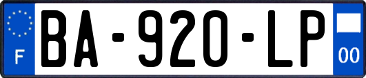 BA-920-LP