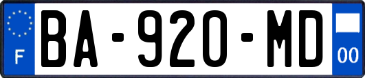 BA-920-MD