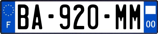 BA-920-MM