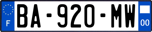 BA-920-MW
