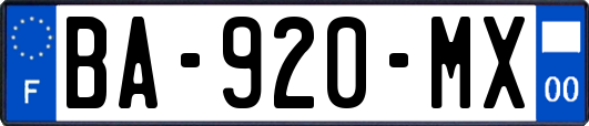 BA-920-MX
