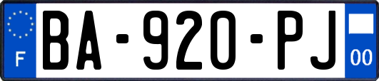 BA-920-PJ