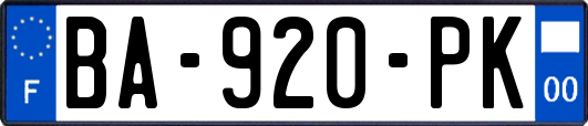 BA-920-PK