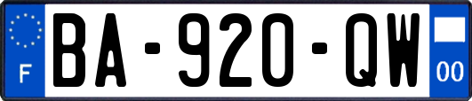 BA-920-QW