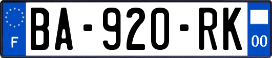 BA-920-RK