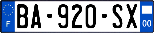 BA-920-SX