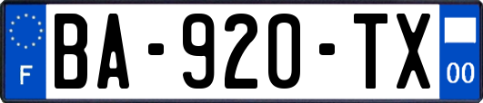 BA-920-TX